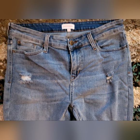 Molly Isadora Distressed Skinny Jeans | High-Rise Stylish Denim Pants size 14 - Picture 2 of 9